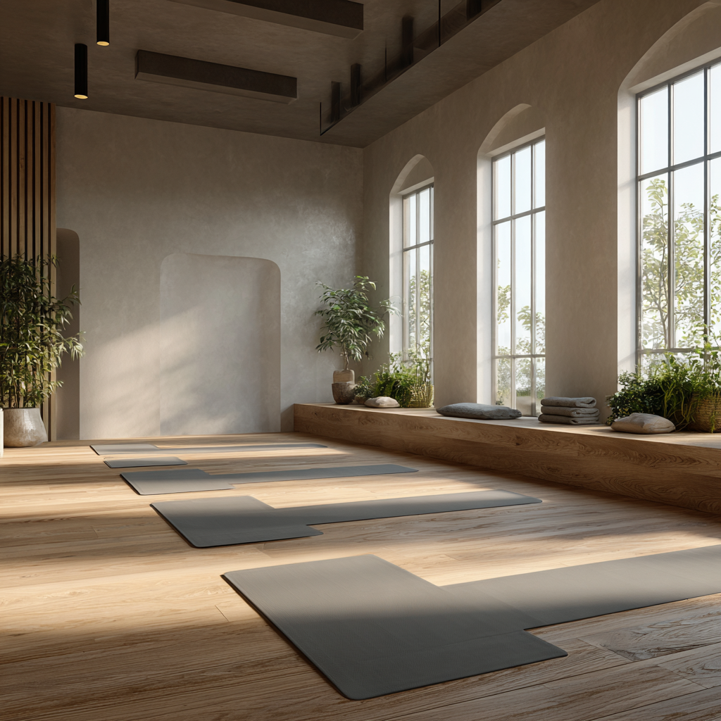 Інструктор йоги демонструє асану