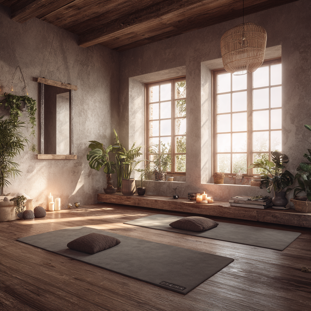 Щасливі учні після заняття йогою